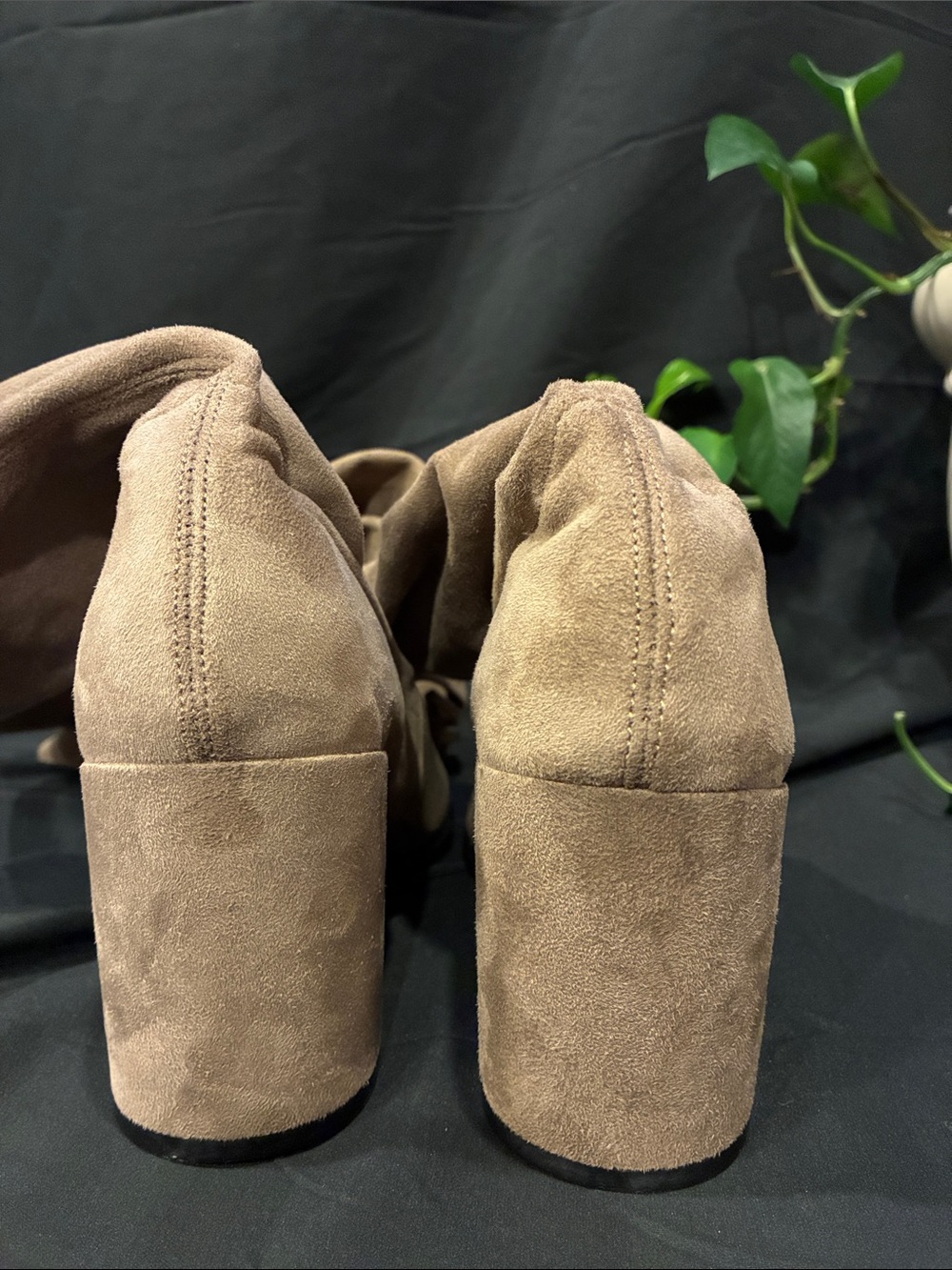 New Size 7.5 Steve Madden Slayer Over the Knee Taupe Boots (ABBA) - Picture 10 of 15